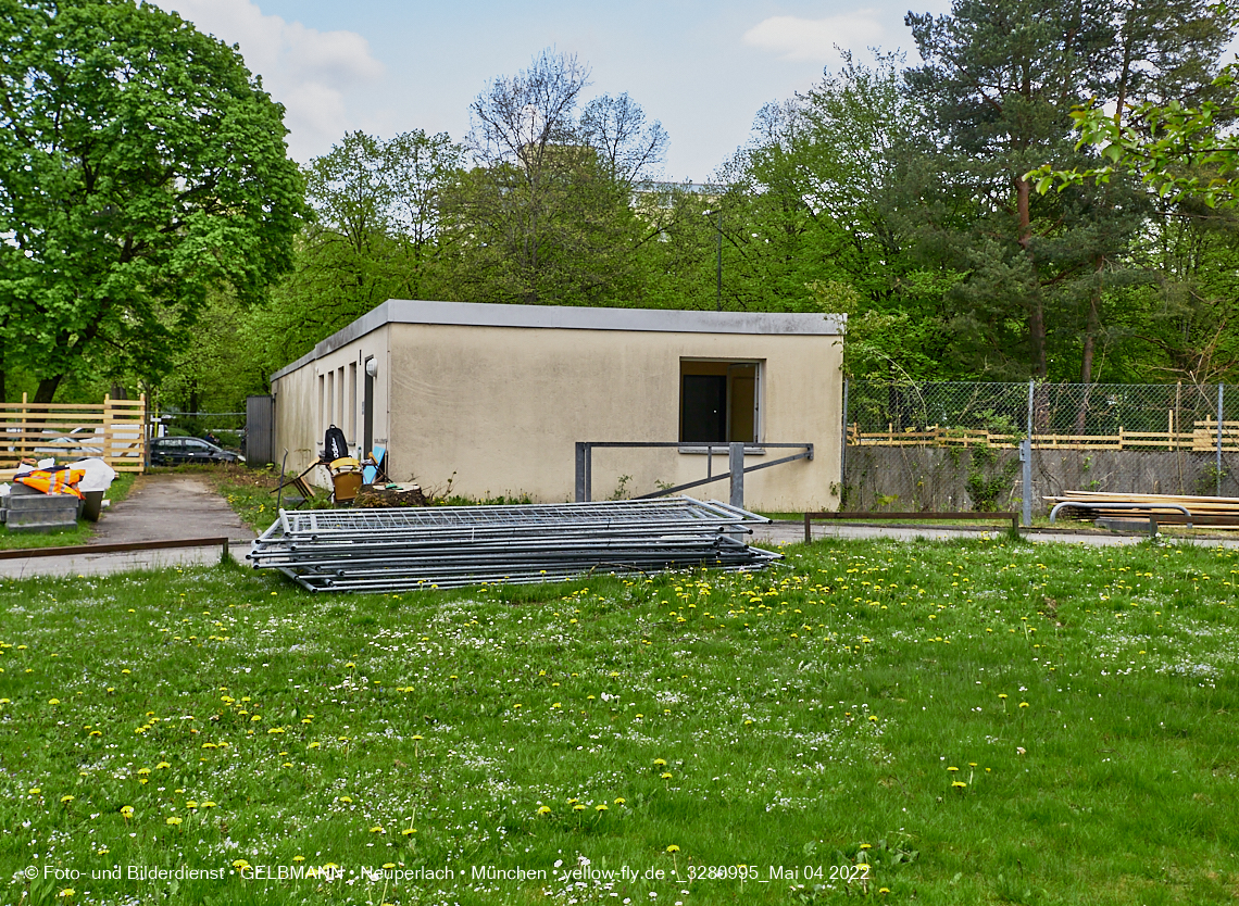 04.05.2022 - Baustelle am Haus für Kinder in Neuperlach